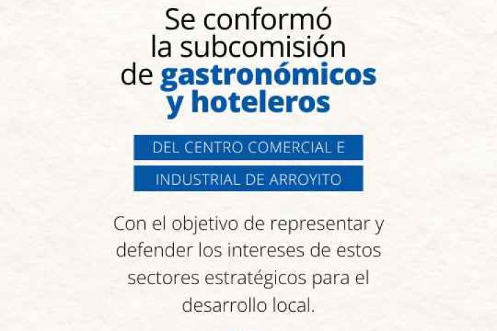 Se conformó la subcomisión de gastronómicos y hoteleros
